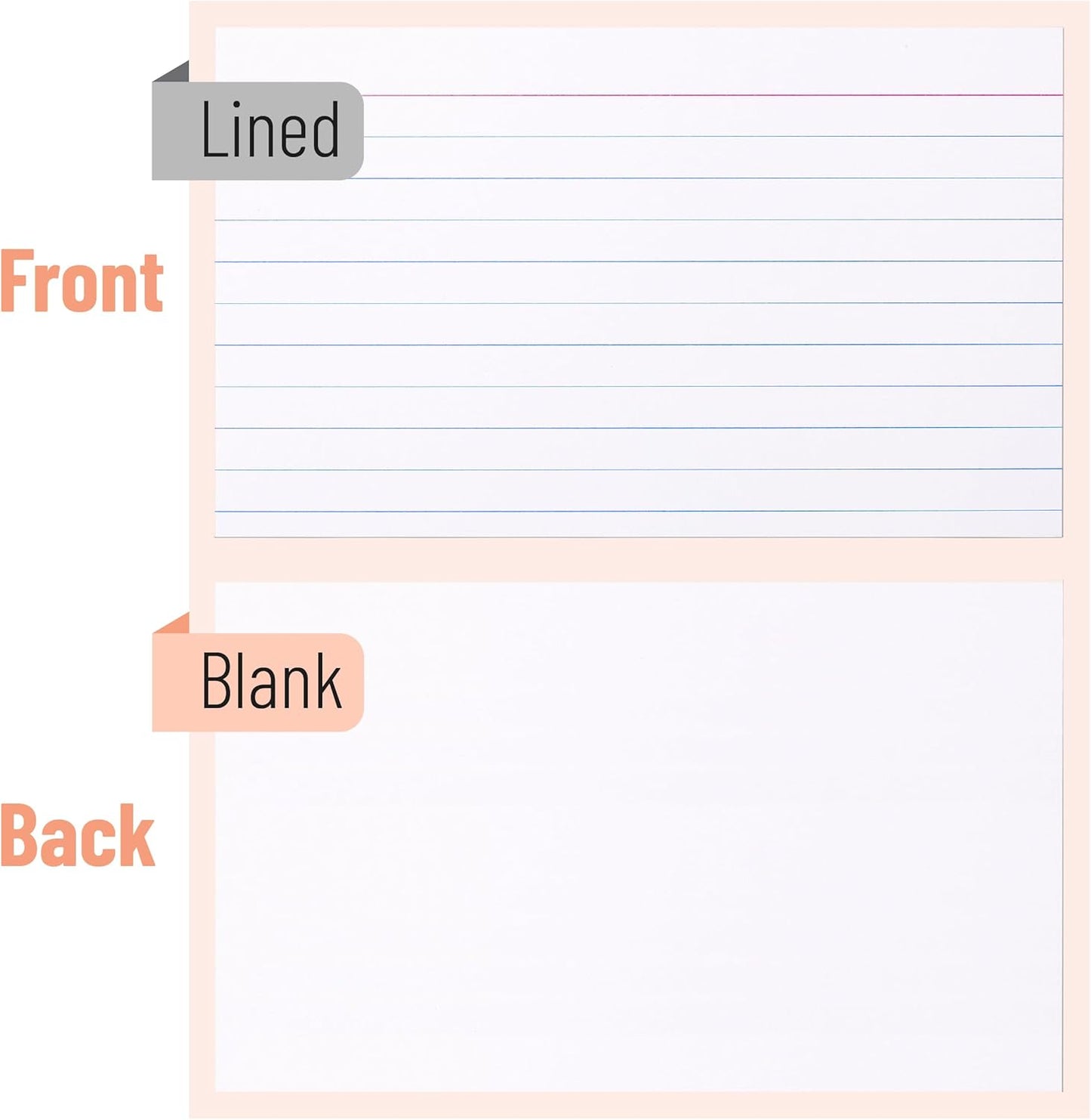 Mr. Pen- Lined Index Cards, 3x5, 100 Cards, Flash Cards, Note Cards, Index Card