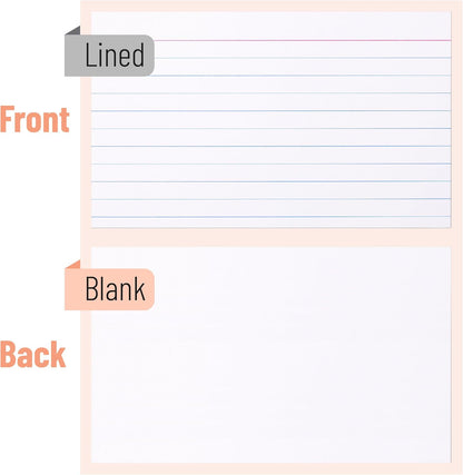 Mr. Pen- Lined Index Cards, 3x5, 100 Cards, Flash Cards, Note Cards, Index Card