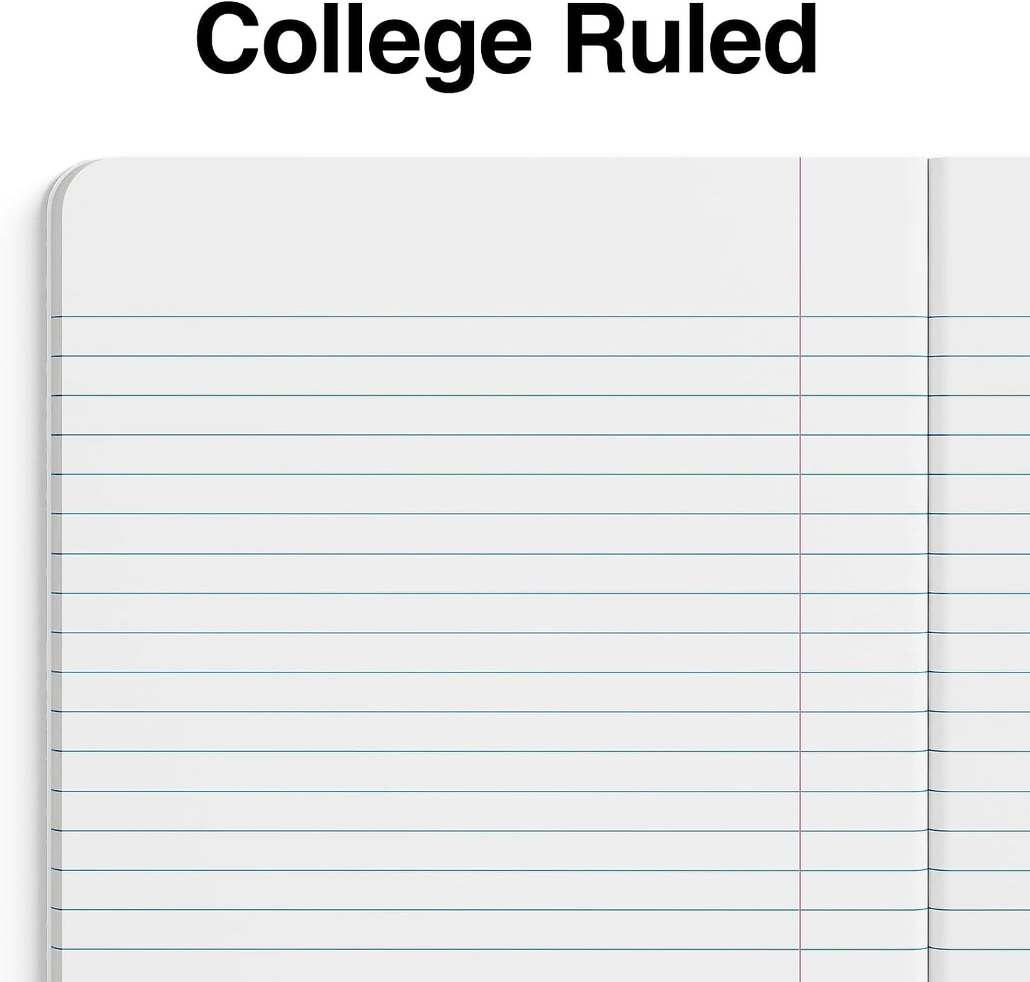 STAPLES Composition Notebook, 9.75” x 7.5”, College Ruled, 100 Sheets, Assorted Colors, 48/Carton