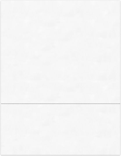 PrintWorks Professional 3 2/3" Horizontal Perforated Paper 8.5” x 11” - Perfect For W-2, 1099, & Statement Use - Made in the USA - 500 Sheets - 20 lb - Printer Compatible - White (04124)