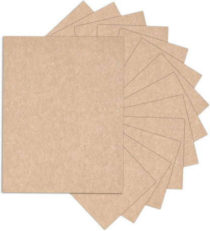24 Sheets Cream Cardstock 8.5 x 11 Off White Paper, Goefun Ivory Card Stock Printer Paper for Cards Making, Office Printing, Certificate