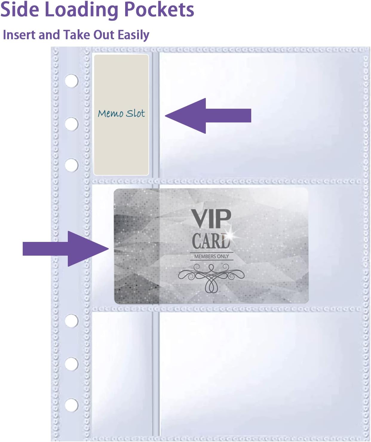 40 Pack 80 Pockets Budget Sheet Protector Sleeves for A6 6 Ring Binder, Ultra-Clear Cash Binder Sleeves, Double-Sided, Top Loading Sheet Protector for Budget Sheet, Currency Collection,3.5x5 Photos