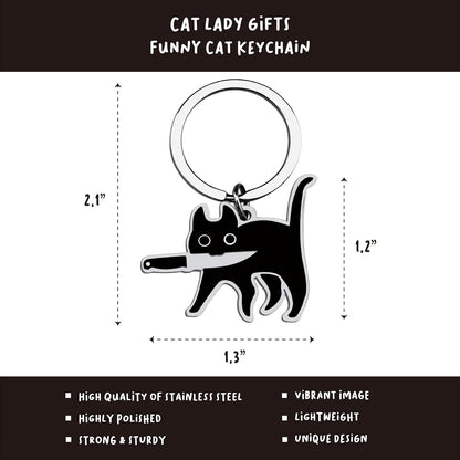 Cat Lover Gifts Women, Black Cat Journal 200 Pages Engraved Notebook A5 Lined with Pen, Black Cat Gift, Cat Humor Themed Gifts for Cat People, Crazy Cat Lady, Cat Owner, Cat Mom Birthday Christmas