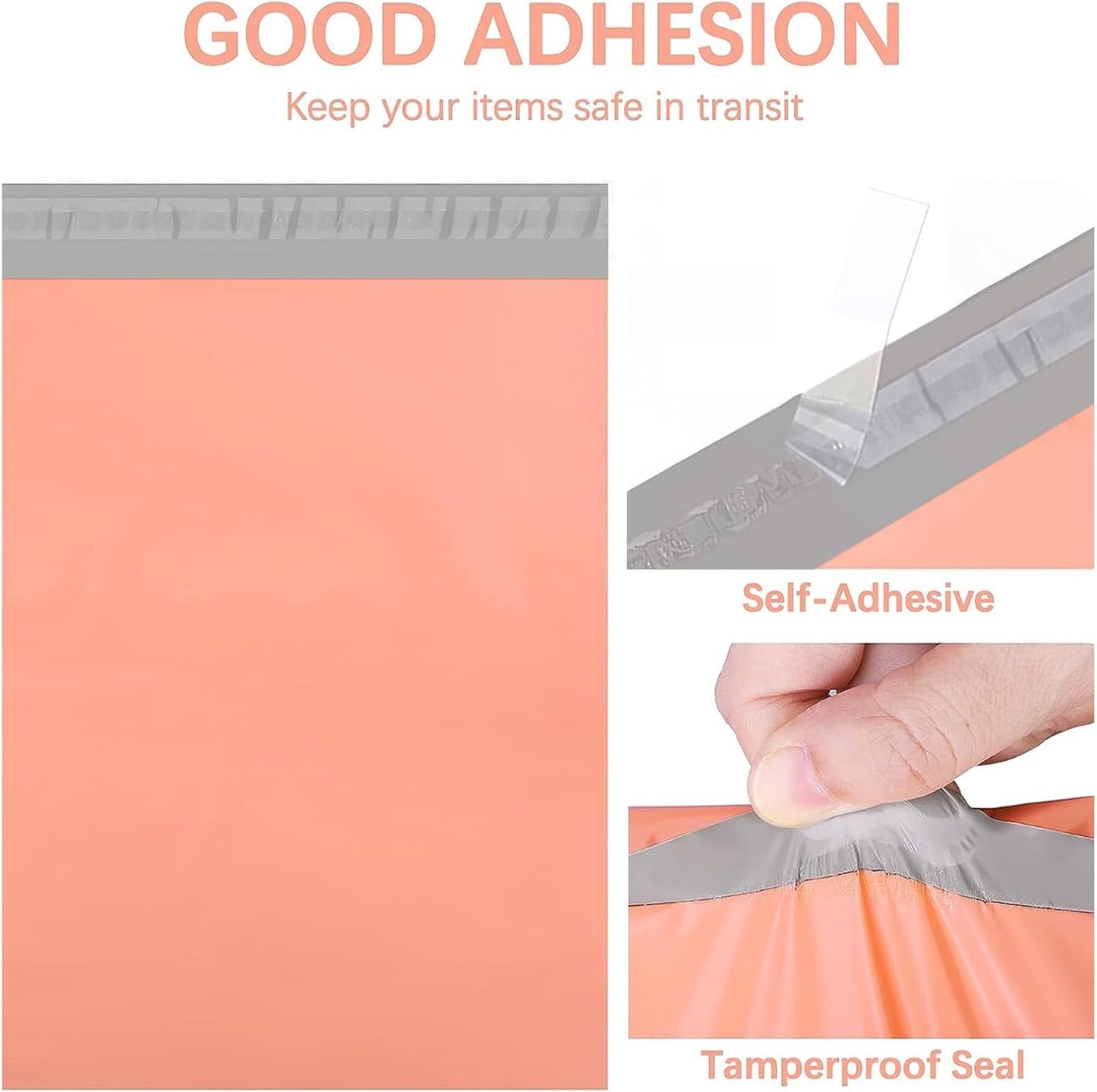 Metronic Poly Mailers 10x13 300 Pcs, Small Shipping Bags for Clothes, Shipping Envelopes for Small Business, Strong Adhensive Mailing Bags, Haze Blue