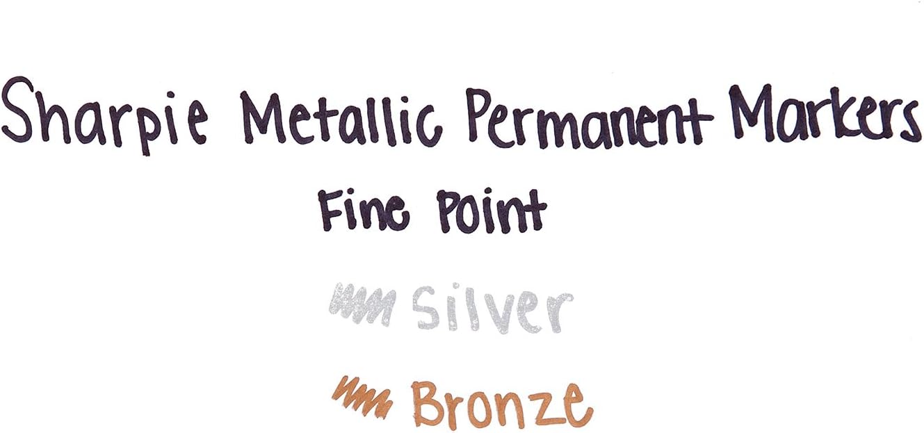 Sharpie Permanent Markers, Fine Point, Black, 12 Count