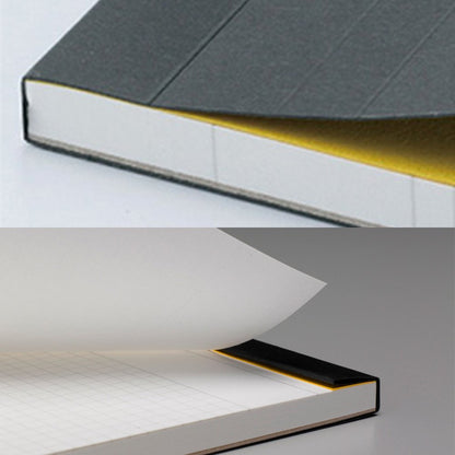 Maruman Mnemosyne Stapled Grid Notepad- A4, 8.27" x 11.69", 70 Sheets / 140 Pages, 5mm Graph Paper Notepad, Perforated Pages, Vertical Binding, With Quality Paper Made in Japan