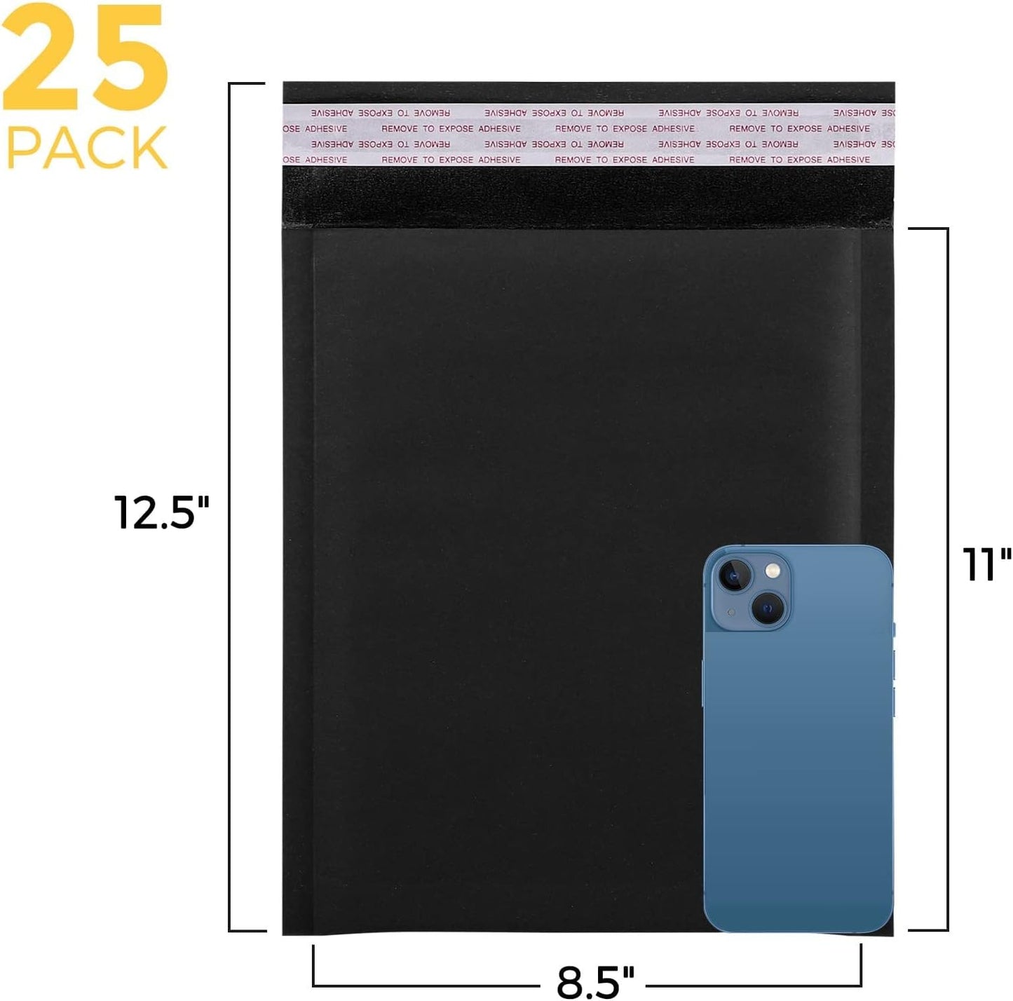 Fuxury Kraft Bubble Mailer 4x8” 50Pack Padded Envelopes Usable Size 4x7" Strong Adhesion Thick Bubble Envelopes Waterproof Cushioned Bubble Mailers Packaging for Small Business #000 Yellow