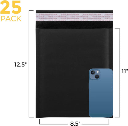 Fuxury Kraft Bubble Mailer 4x8” 50Pack Padded Envelopes Usable Size 4x7" Strong Adhesion Thick Bubble Envelopes Waterproof Cushioned Bubble Mailers Packaging for Small Business #000 Yellow