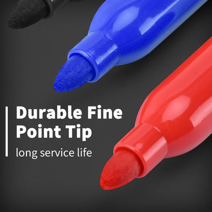 Black Ultra Fine Point Permanent Markers, Extra Fine Tip, Quick Drying and Waterproof, Fade Resistant Perfect on Paper, Glass, Metal, Plastic, Wood, Office & School Use, 30 Pack