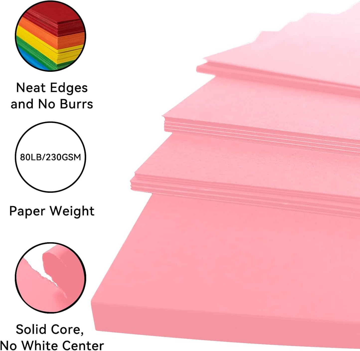 25Sheets Black Cardstock Paper, 8.5 x 11 Card stock for Cricut…