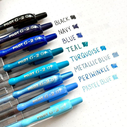 Pilot, G2 Premium Gel Roller Pens, G2 Boost Pink Pack, The Colors of Optimism, 8 Pack Pouch, Fine Point 0.7 mm, Assorted