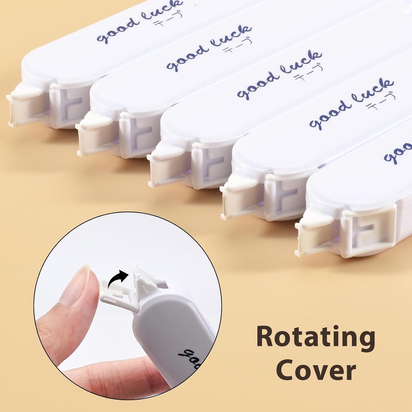 5-Piece Correction Tapes, Aesthetic Cute White Pull Out Tape, Quick Dry, Instant Correct, Easy to Use for School Office Supplies (Pink)