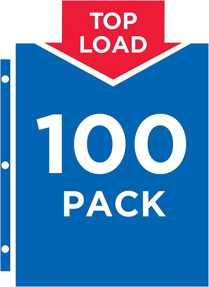 Avery Clear Standard Weight Sheet Protectors, Top Load, 25 Document Protectors (75530)