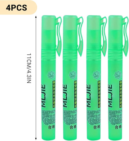 4PCS Thermal Paper Eraser Spray Quick Dry White Out Liquid Spray with Lid Portable Correction Fluid for Documents, Labels, Packages, Shipping Addresses