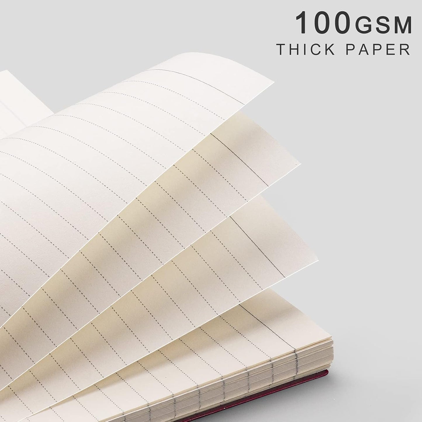 EMSHOI Dotted Journal Spiral Notebook 5.7" x 8.22" - 4 Pack 640 Pages 100gsm Thick Paper, A5 Dot Grid Notebook, Plastic Hardcover Dotted Notebook for Journaling Writing