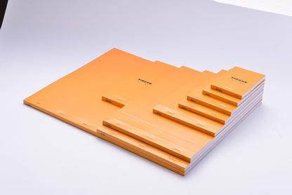Rhodia Head Stapled Pad No16 A5, Ruled + Margin, 148x210mm-Black