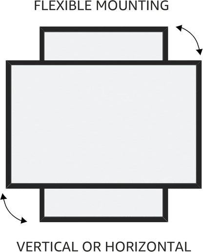 Amazon Basics Magnetic Dry Erase Whiteboard, 36 x 48-inch, Aluminum Frame, Silver/White, Easy to Install