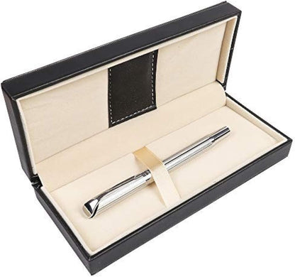Penneed Rollerball Pen Liquid Ink Pens for Women Luxury Box Gel Pen Black Ink Fancy Pen Refillable for Executive, Office, Professional, Birthday Gift G5 (Rose Gold)