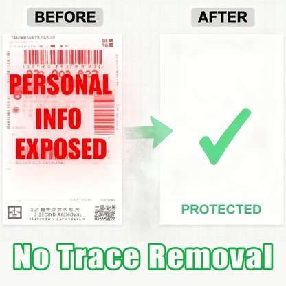 XIRUJNFD Privacy Cover Spray, 10ml Thermal Paper Eraser Spray, White Out Liquid, Information Protection Correction Fluid for Documents, Labels, Packages, Addresses, Privacy Protection (3)