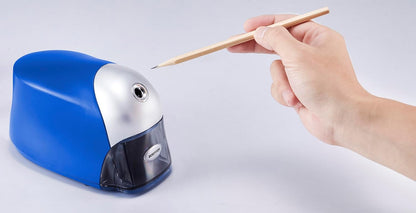 Bostitch Office QuietSharp Executive Heavy Duty Electric Pencil Sharpener for 65% Faster Sharpening and 6X Longer Cutter Life - Colored Pencil Compatible, Black