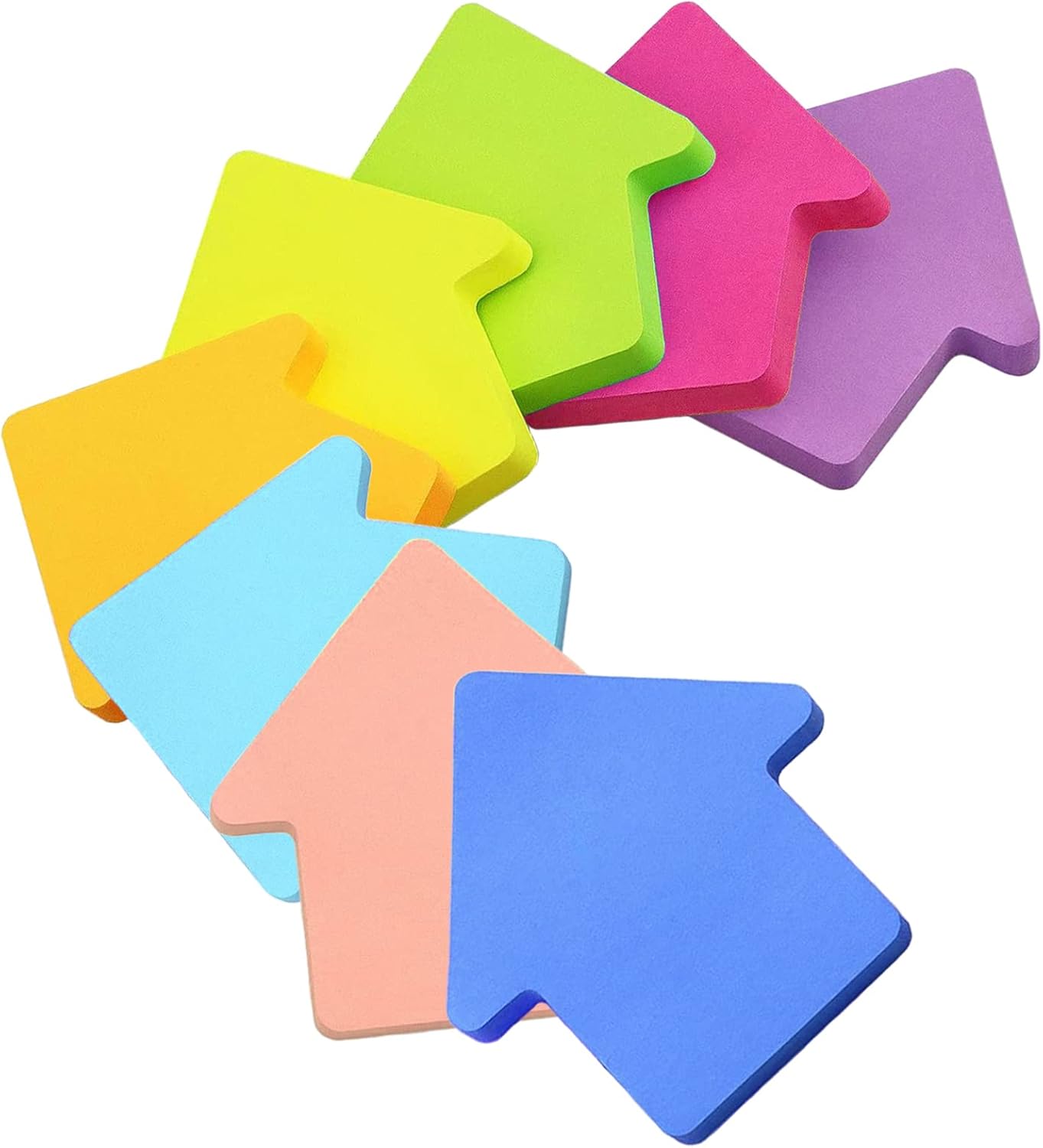 Sticky Notes, 1600 Sheets 1 x 3 in Self Sticky Notes Pad Colour Sticky Notes Super Sticky Notes Pad for Office Home School Meeting(8 Colors)