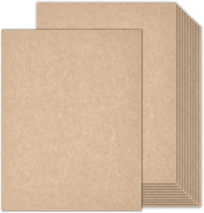 100 Sheets White Cardstock 8.5 x 11 Certificate Paper, Goefun White Card Stock Printer Paper for Invitations, Menus, Wedding, DIY Cards