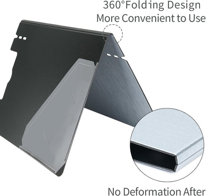 A4 Clipboard Folder,10 Pack Foldable Clipboards with Pocket for Business,Office,School or Restaurant (Black)
