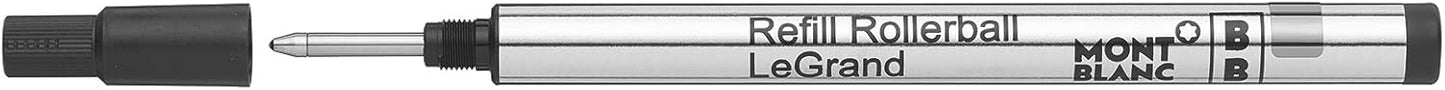 Montblanc Rollerball LeGrand Refills (F) Mystery Black 105166 – Pen Refills for Meisterstück LeGrand Rollerball Pens with a Fine Tip – 2 x Black Pen Cartridges
