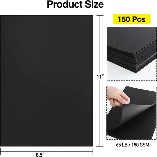 MAXECHO 8.5" X 11" Colored Cardstock Bulk 300 Assorted Sheets in 30 Colors Construction Paper Card Stock Printer Paper for DIY Crafts, Kids School Supplies, Cricut, 180 GSM