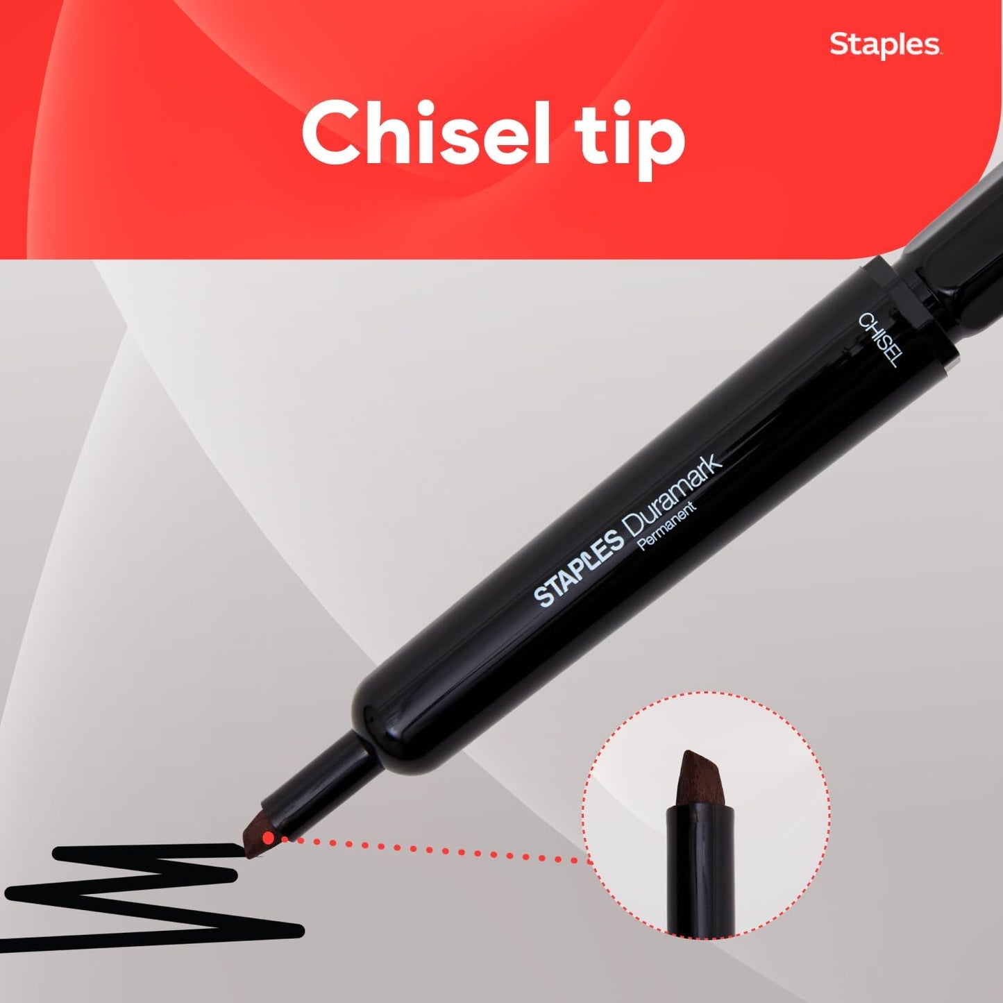 STAPLES Permanent Markers, Ultra Fine Tip, Black, 12 Pack – Duramark Precision Markers for Writing, Drawing & Labeling