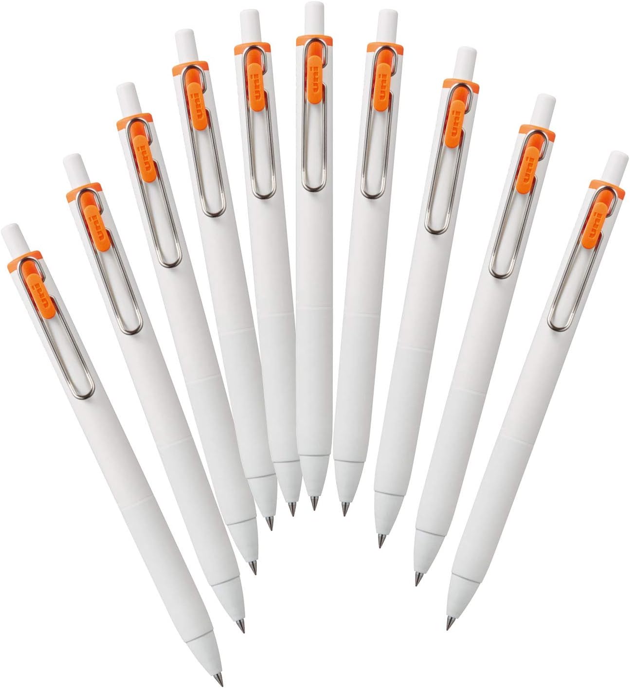 Mitsubishi Pencil Uni-Ball One Gel Ballpoint Pen Refill, 0.38, Black, 10 Pieces, Hako UMR38S.24