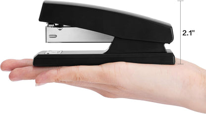 Deli Stapler, Desktop Staplers with 640 Staples, Office Stapler, 25 Sheet Capacity, White