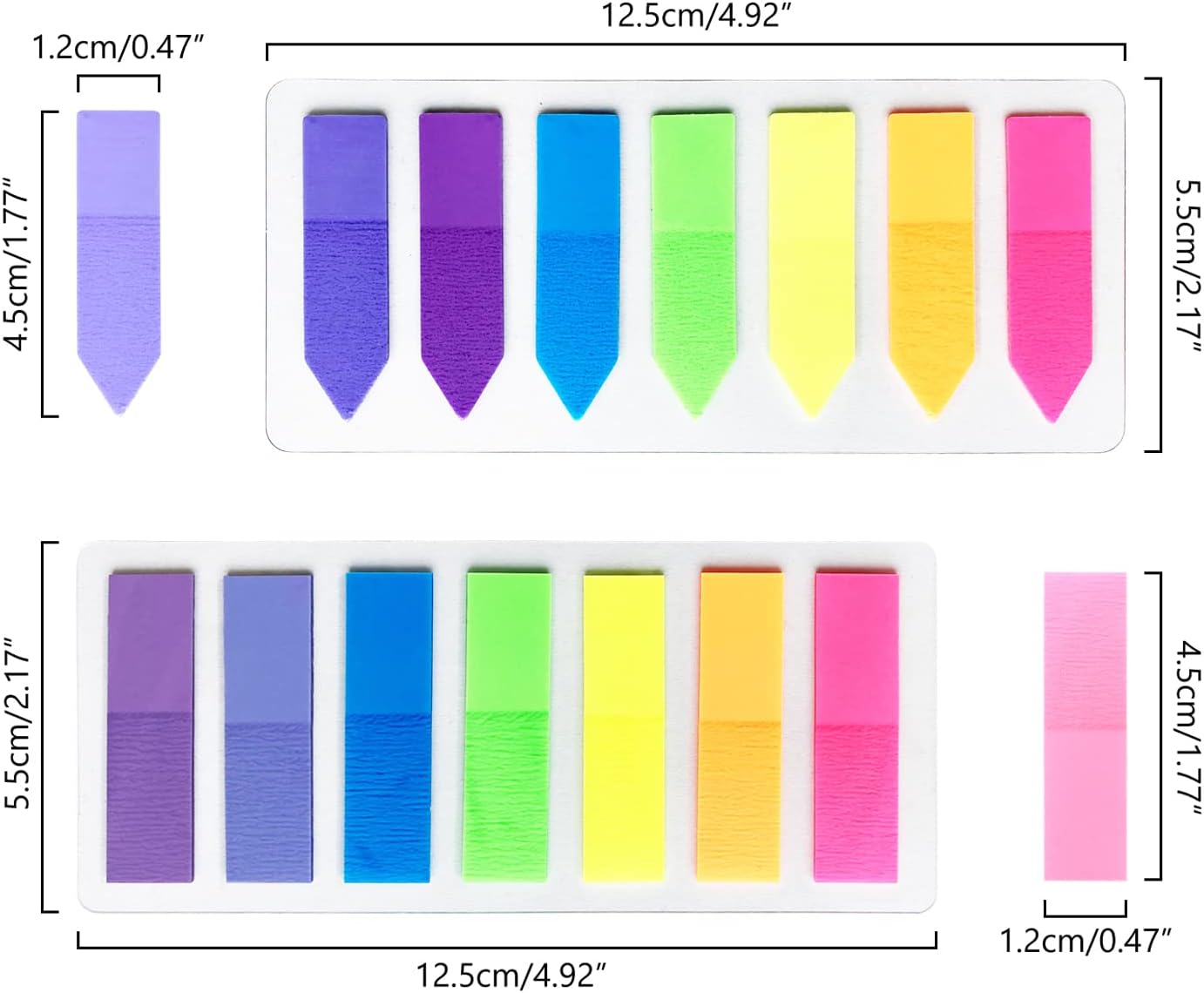 560PCS Page Markers Sticky Index Tabs Book Annotation Bookmark Notes Small Pop Up Index Flag Tabs, Post Tabs Flags Stickers