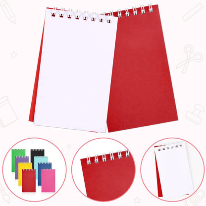 Hooqict 24 Pack Small Pocket Notebook Mini Notebooks Bulk Small Spiral Notepads with 8 Colors, Memo Note Pads for Kids, Work, Office, School, 3.9 x 2.4 Inches