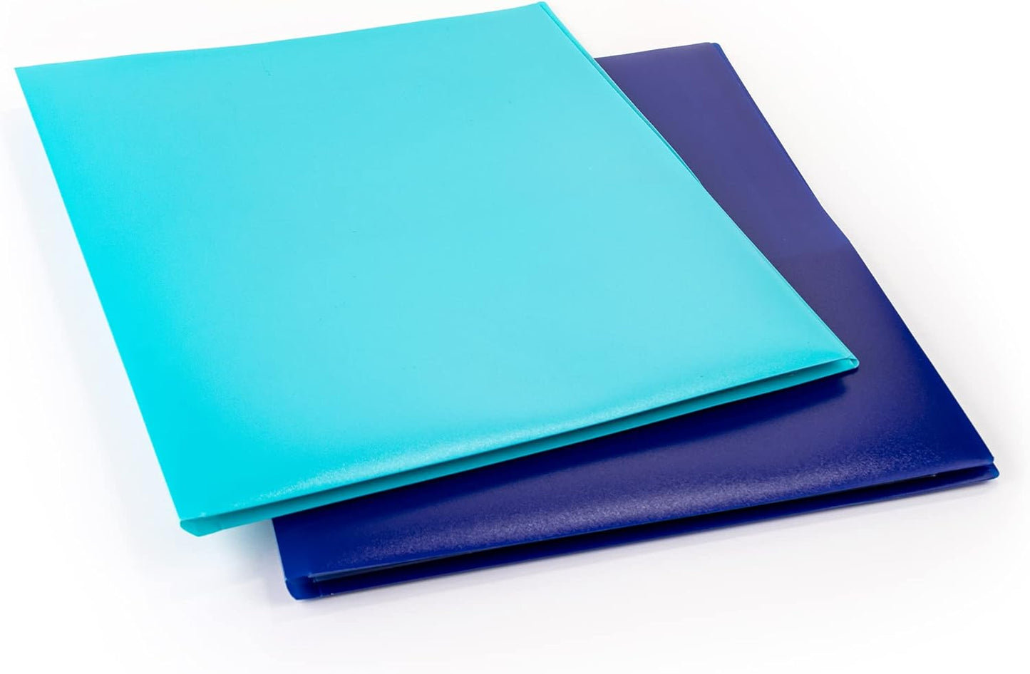 Smead 10-Pocket Organizer, Letter Size, 2 per Pack, 1 Each of Dark Blue and Teal (89204)