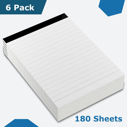 12 Pack Note Pads Refills 4 x 6 Inch Memo Pads Writing Pads, White Small Notepads Scratch Pads Mini Notepad with 30 Sheets Lined Paper in Each Pad