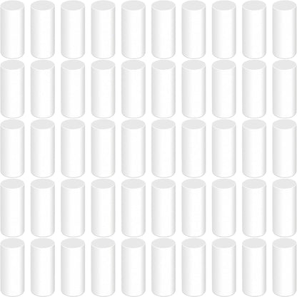 50 Pcs Mechanical Pencil Eraser Refills, White Refill Erasers for Propelling Pencils, Universal Traceless Eraser Replacement for Office Notebook Drafting