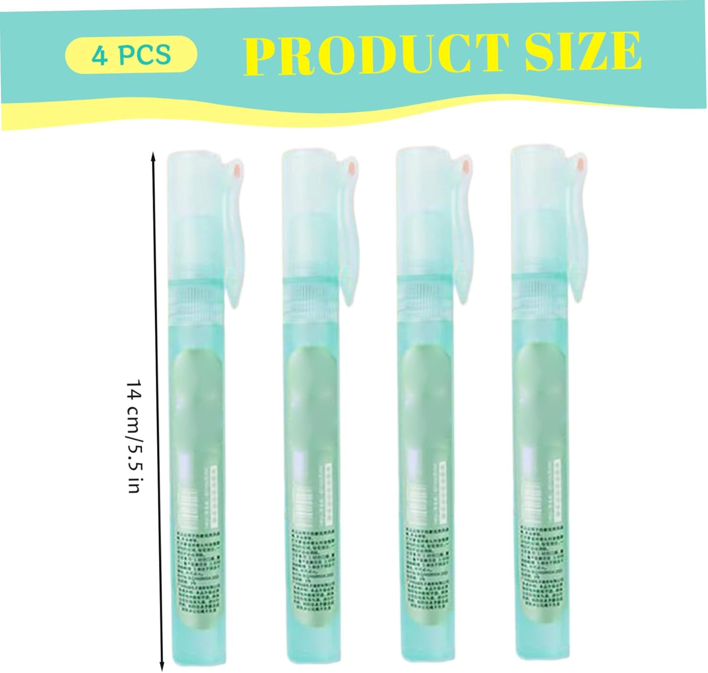 Thermal Paper Eraser Spray 4 Pack 10ml Quick Dry White Out Liquid with Lid Portable Correction Fluid for Documents Labels Packages Shipping Address Removal Ink Erasing Solution