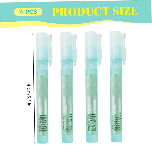 Thermal Paper Eraser Spray 4 Pack 10ml Quick Dry White Out Liquid with Lid Portable Correction Fluid for Documents Labels Packages Shipping Address Removal Ink Erasing Solution