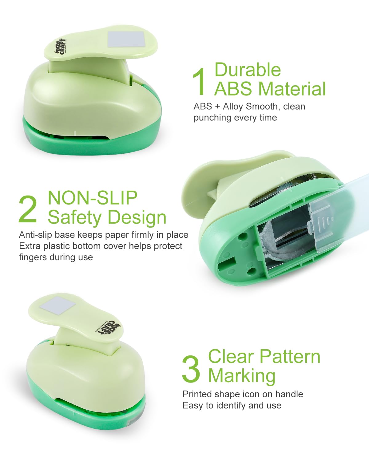 UCEC 2 Inch Circle Punch, Paper Punch, 2 Inch Hole Punch, Circle Hole Punch Cutters for Paper Crafts DIY Handmade Crafting Scrapbook Tools Cards Arts Fun Projects