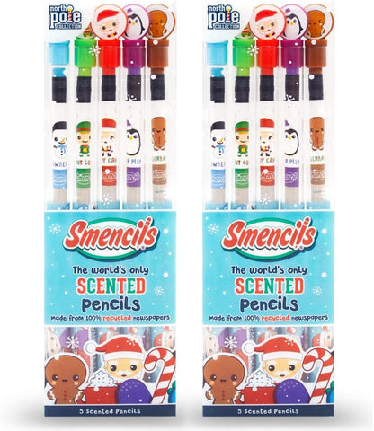 Spring Smencils - HB #2 Scented Pencils, 5 Count, Gifts for Kids, School Supplies, Classroom Rewards, Easter basket stuffers