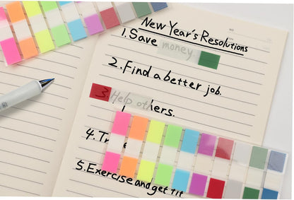 1000 Pcs Transparent Sticky Notes, Page Markers, Book Tabs, Label Stickers, Pop Up Index Flags