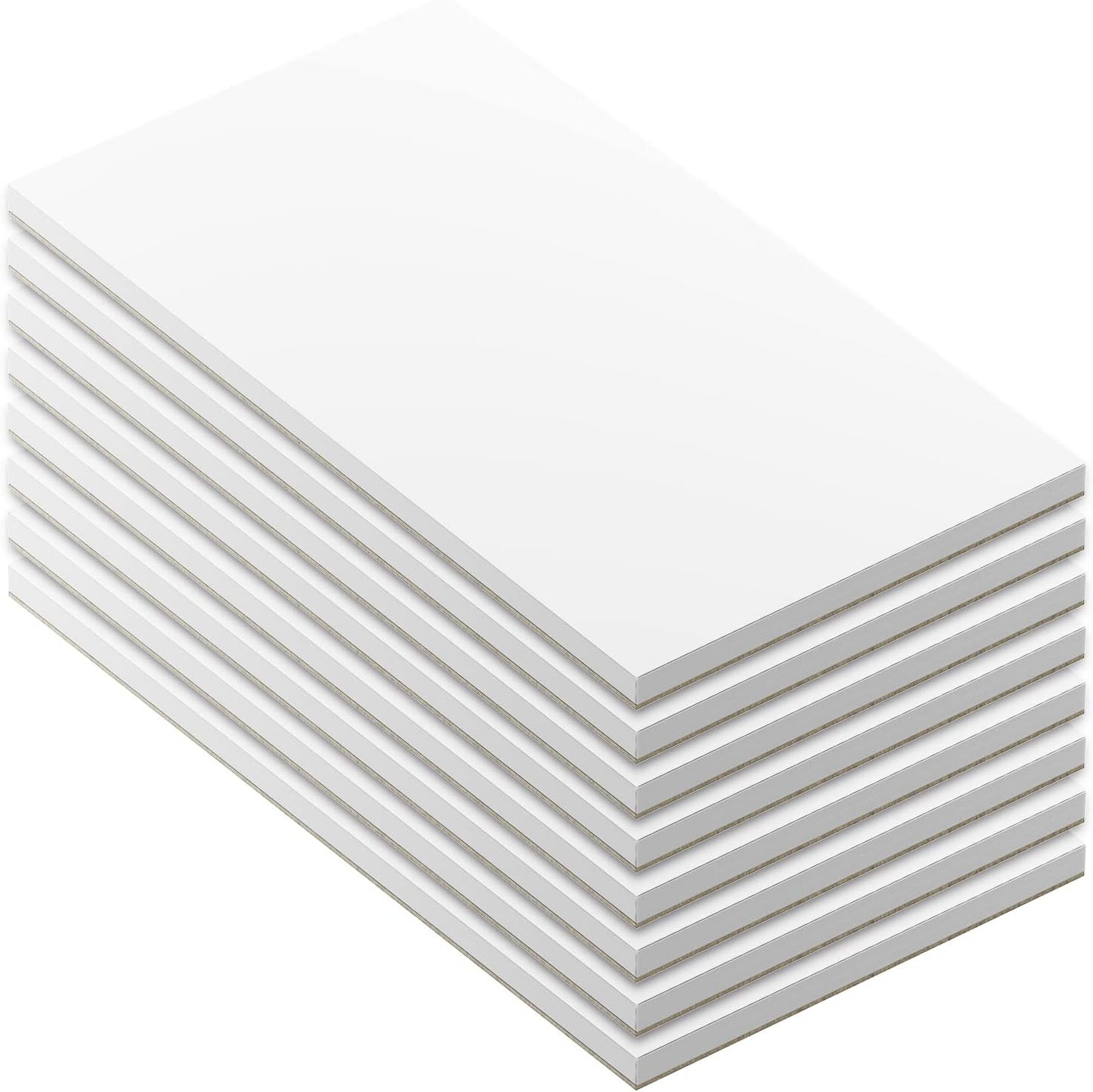 Note Pads - Memo Pads - Blank Scratch Pads - Small Notepad Writing Pads for Taking Notes and Task Allocation – Easy to Peel – 80gsm Papers with Cardboard Backing – 50 Sheets – Pack of 6 – (4" x 6")