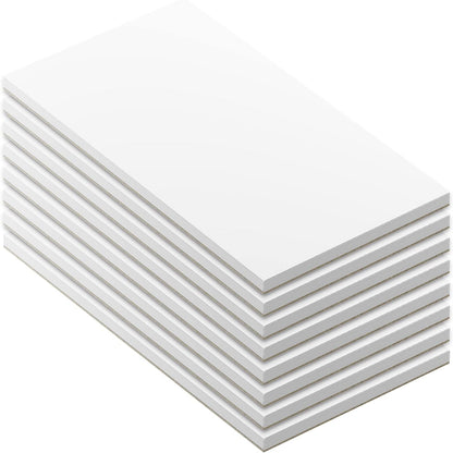 Note Pads - Memo Pads - Blank Scratch Pads - Small Notepad Writing Pads for Taking Notes and Task Allocation – Easy to Peel – 80gsm Papers with Cardboard Backing – 50 Sheets – Pack of 6 – (4" x 6")