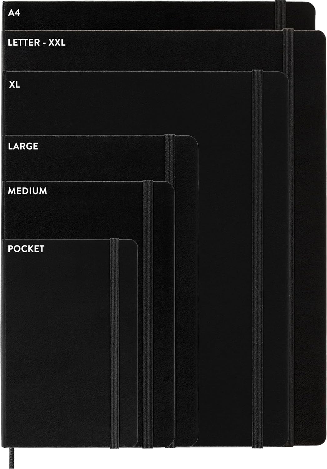 Moleskine Classic Notebook, Hard Cover, Large (5" x 8.25") Plain/Blank, Sapphire Blue, 240 Pages