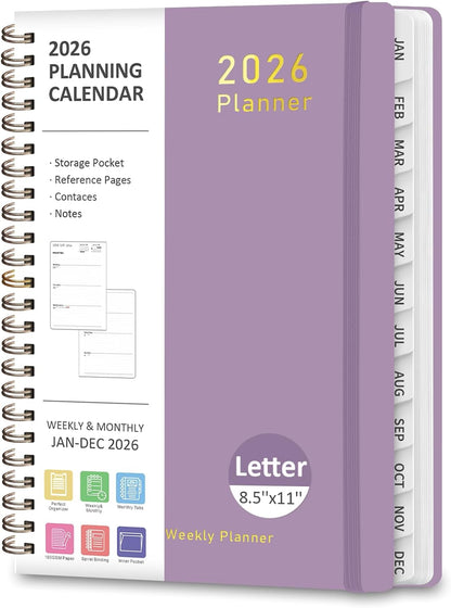 Planner 2026-2027, Weekly and Monthly Academic Year Calendar Planner, July 2026 - June 2027, Daily Agenda Book for Office School Supplies, A5(6.3'' x 8.5'')