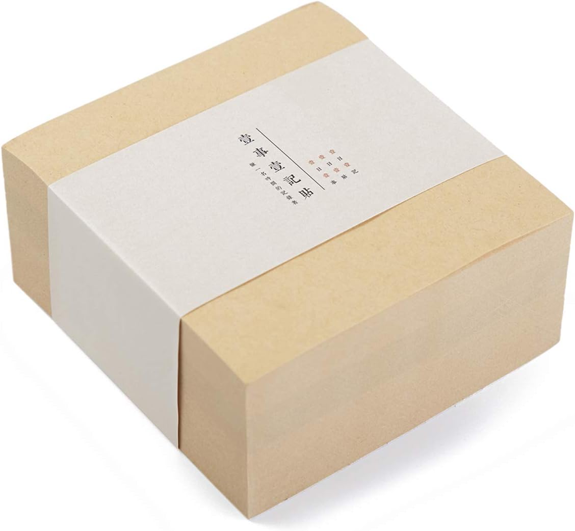 VANRA Note Cube 4 x 4 Inch (Not Sticky) Memo Cube Refill (No Holder) Tear-Off Pages (Not Loose) Blank Scratch Pads, 400-Sheets/Cube (Ivory White)