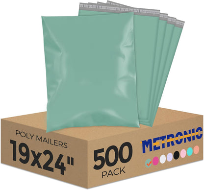Metronic Poly Mailers 10x13 100 Pcs | Small Shipping Bags for Clothing | Mailing Bags for Small Business, Shipping Envelopes,Packing Bags in Black