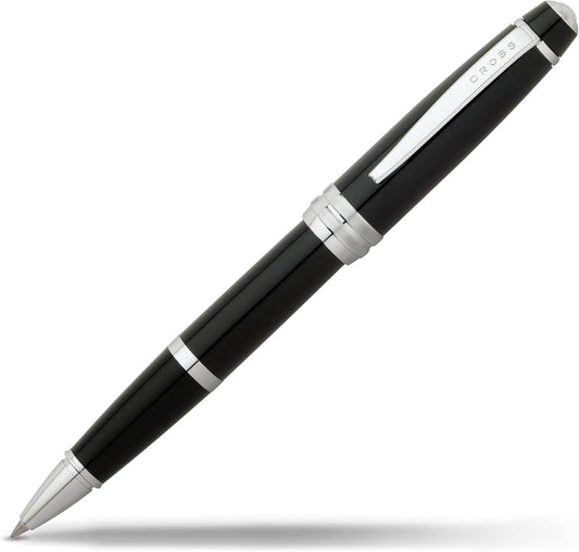 Cross Bailey Matte Red Lacquer Rollerball Pen - Refillable Pen for Smooth Writing - Well-Balanced, Distinctive Design - Easy Handling - Comfortable Grip - Gift-Ready Black Ink