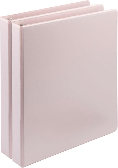 Samsill Plant-Based 3 Inch Durable D-Ring, View Binder, Eco-Friendly, USDA Certified Biobased, 4 Count, Pack of 1, Boho Assortment
